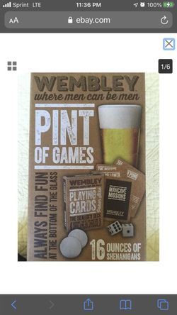 New In Box:  Beer Pong, Card Games, etc.