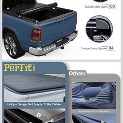 Truck Bed Cover Tonneau for 2004-2007 Chevy Silverado GMC Sierra 1500