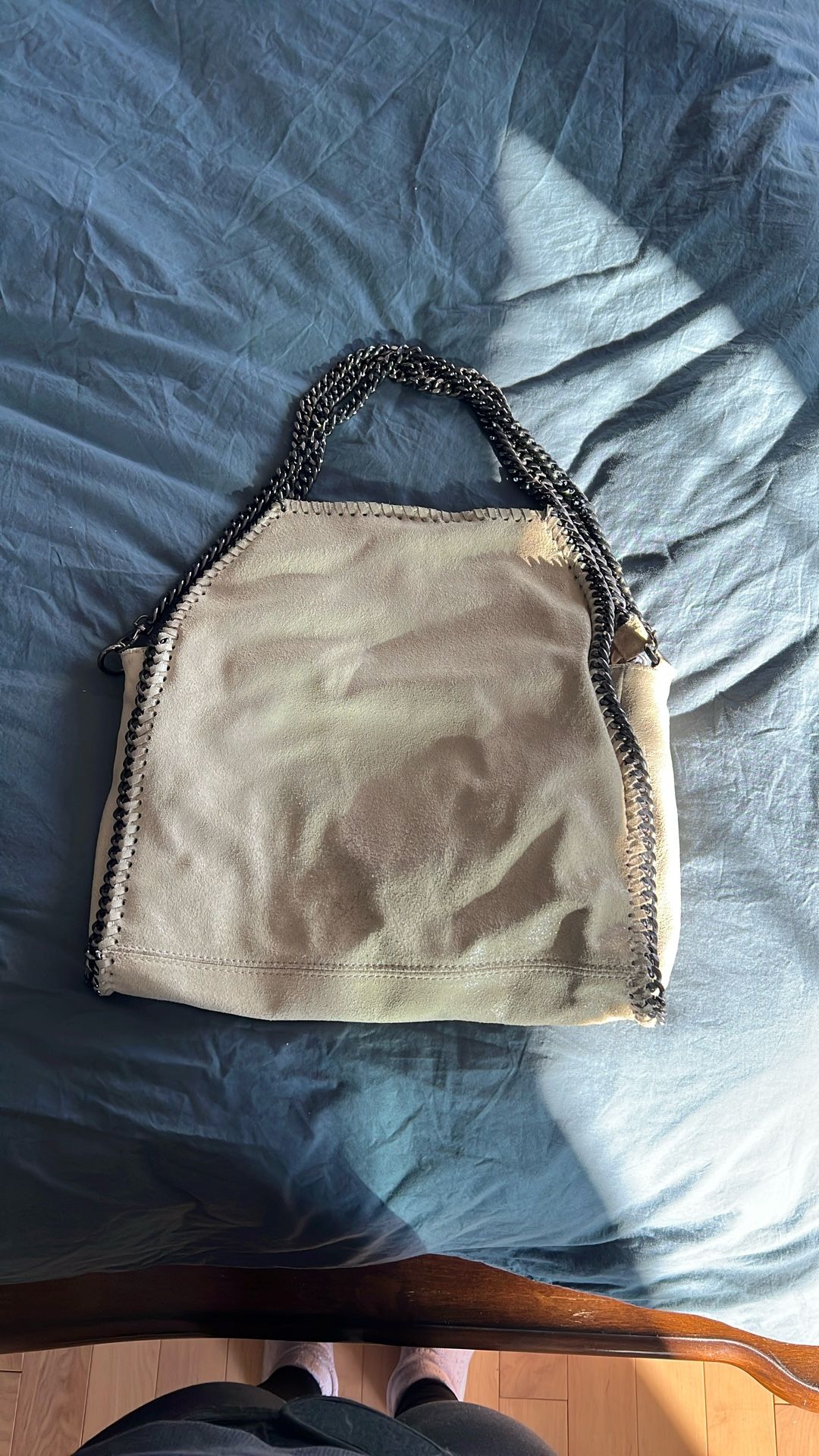 Ivory Leather Bag