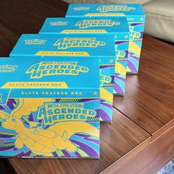Pokemon Ascended Heroes ETB x4