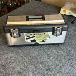 Tool Box W/ Assortment Of Things 