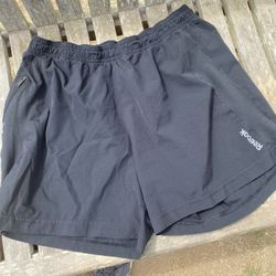 Reebok Men’s Athletic Black Shorts 