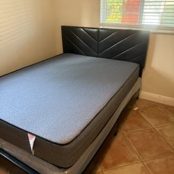 Queen Size Bed Frame With Mattress And  All New Furniture And Free Delivery 