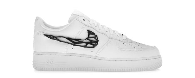 Size 6 W Nike Air Force 1 Low Liquid Metal Swoosh (Women's)