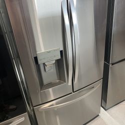 Stainless Steel 26 Cu. Ft. Smart WiFi Enabled French Door Refrigerator 