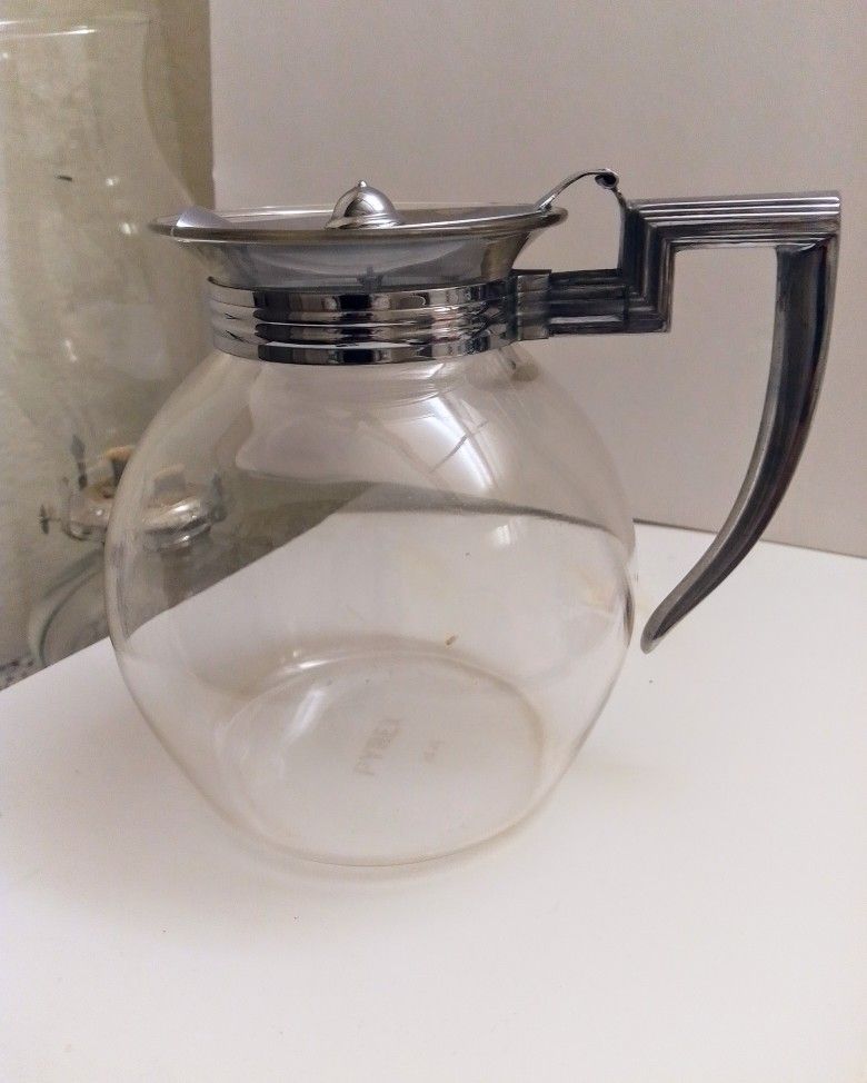 Rare Pyrex Coffee Tea Pot Carafe Antique Vintage Kitchen 