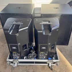 2 QSC HPR181i and 2 QSC K12.2 K2 Series