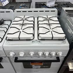 Avanti 24" White Freestanding Gas Range