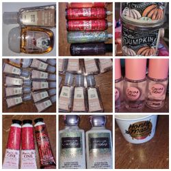 VICTORIA'S SECRET & BAH AND BODY WORK +PINK  PRODUCTS 