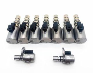 9X NEW 8L90 8L45 8L50 valve body solenoid kit (includes all 9 solenoids needed) with Silverado Sierra 1500 ATS CTS CT4 CT6
