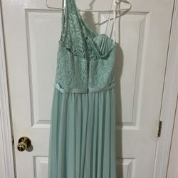 David’s Bridal Off Shoulder Dress