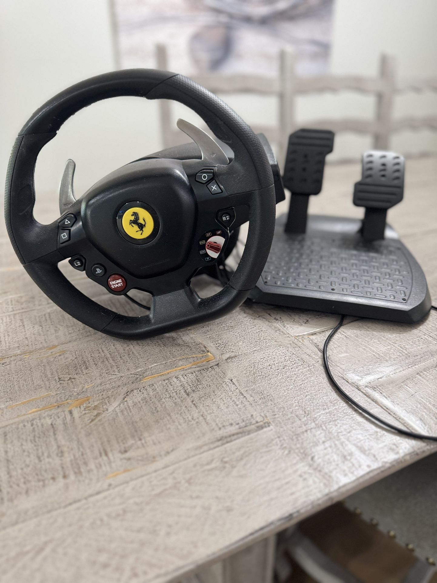 Thrust master Ferrari Wheel And Pedals