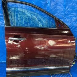 13-15 INFINITI JX35 QX60 FRONT RIGHT SIDE DOOR ASSEMBLY BURGANDY 