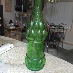 21 Vintage, all original, all vintage green glass bottles and vases originally $416 reduced to $325