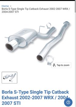 Brola Exhaust 2002- 2007 Wrx Sti 