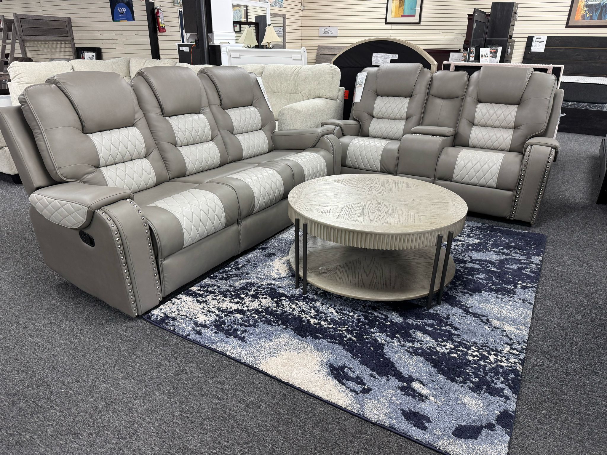 New Manual Recliner Sofa & Loveseat $749 A Piece. $1498 Set. Delivery Available
