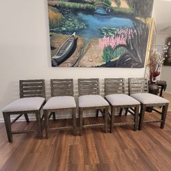 Modern Counter High Stools-5 Piece 