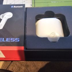 Asua Rog Cetra True Wireless Bluetooth Headphones (White)