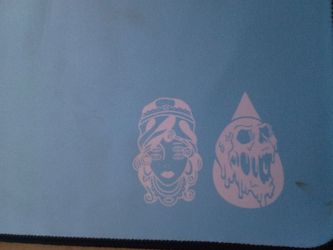 Blue and sand army camo desk mat