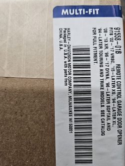 Harley-Davidson Garage Door Opener