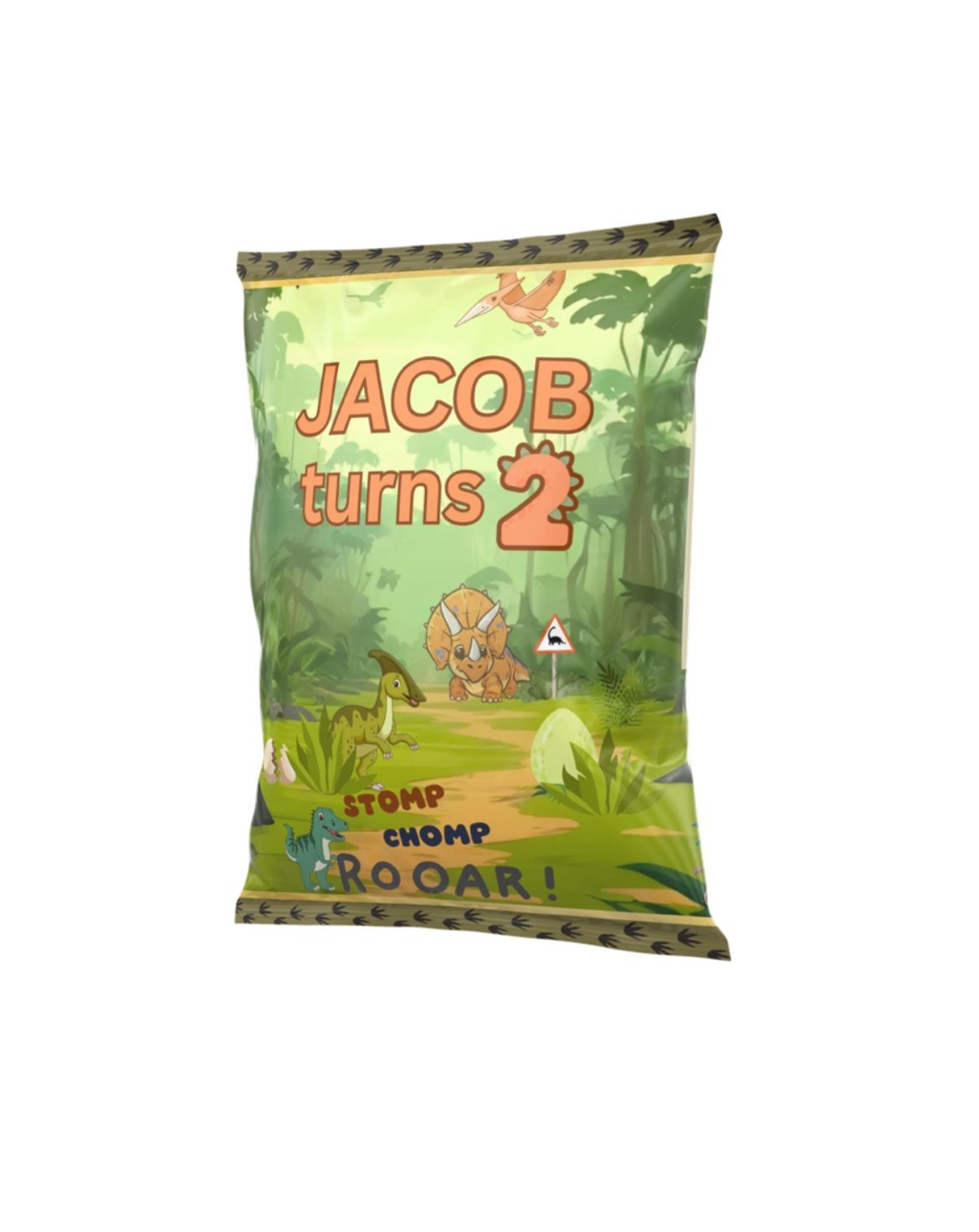 Dino Chip Bags