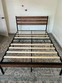 Double sized bed frame