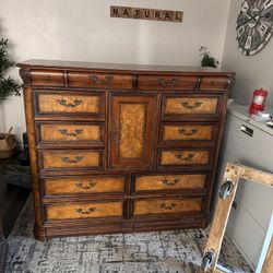 Solid Wood Dresser And Night Stand