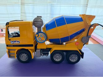$50 Bruder Cement Mixer Truck Toy