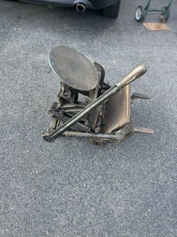 Vintage Cast Iron Printing Press