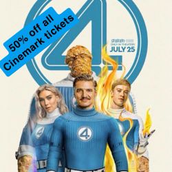 50% Off All Cinemark Tickets 