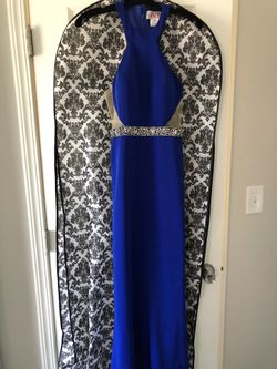 Gorgeous Cobalt Blue Evening Dress