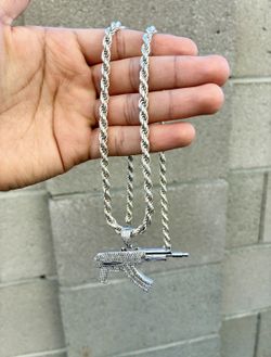 925 Silver Rope Chain 24 Inches 