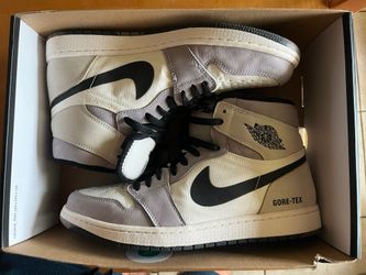 Jordan 1 Gortex Size 10.5 Grey White Black Nike