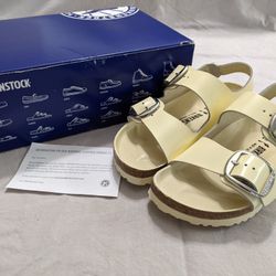 NIB - Birkenstock Milano Big Buckle Sandals - US 8 / EU 39