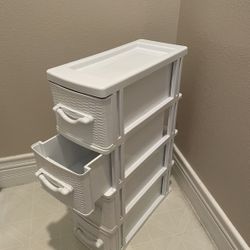  Sterilite Narrow 4 Drawer Cart  Organiser Storage Boxes