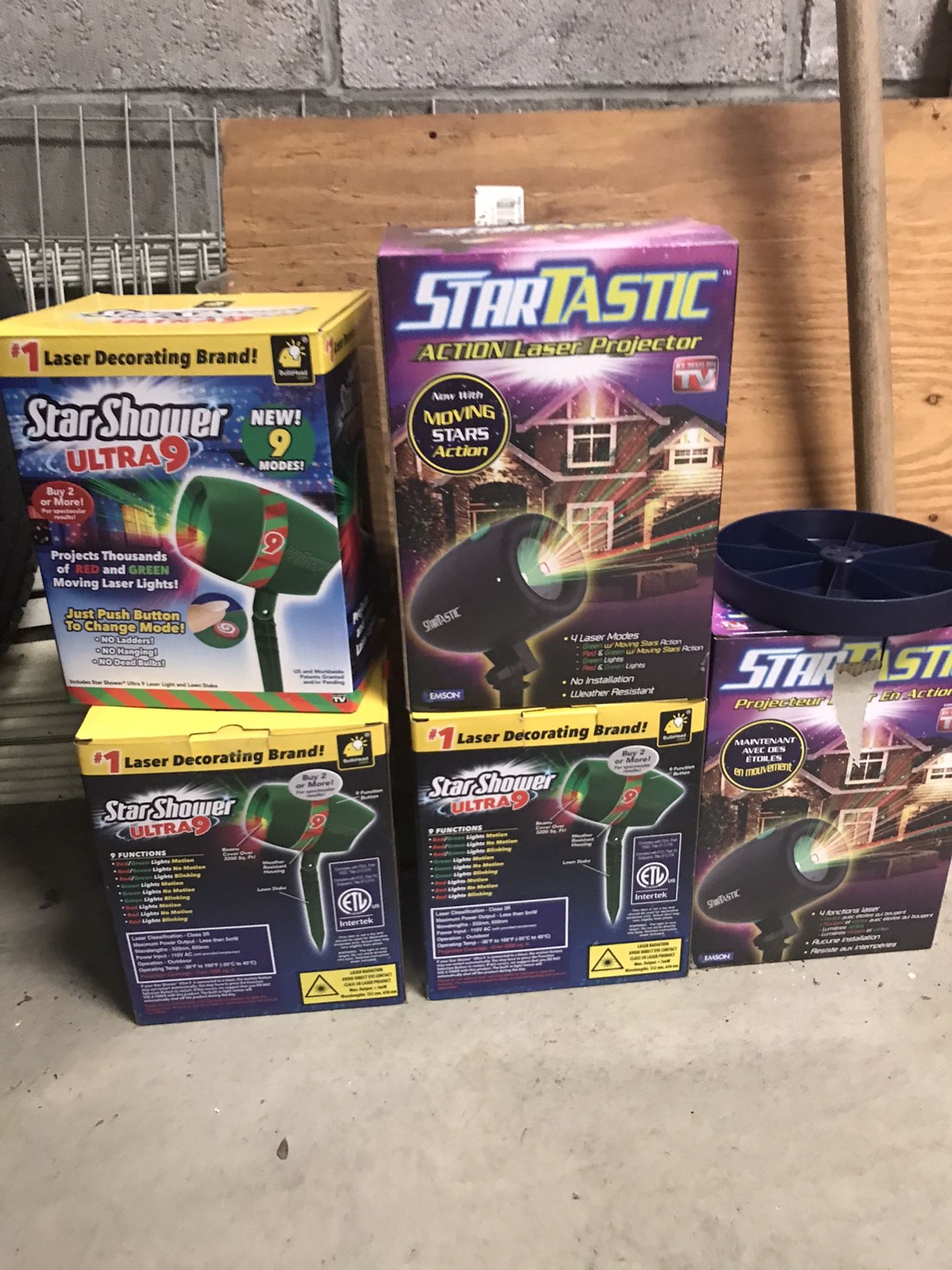 Lnew Star Tastic Action Laser Projector Only $20Each Firm
