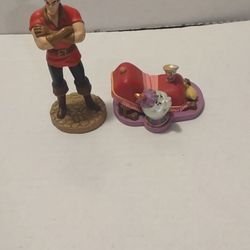 Disney Beauty and the Beast Gaston Mrs Potts and Chip Action Figure
