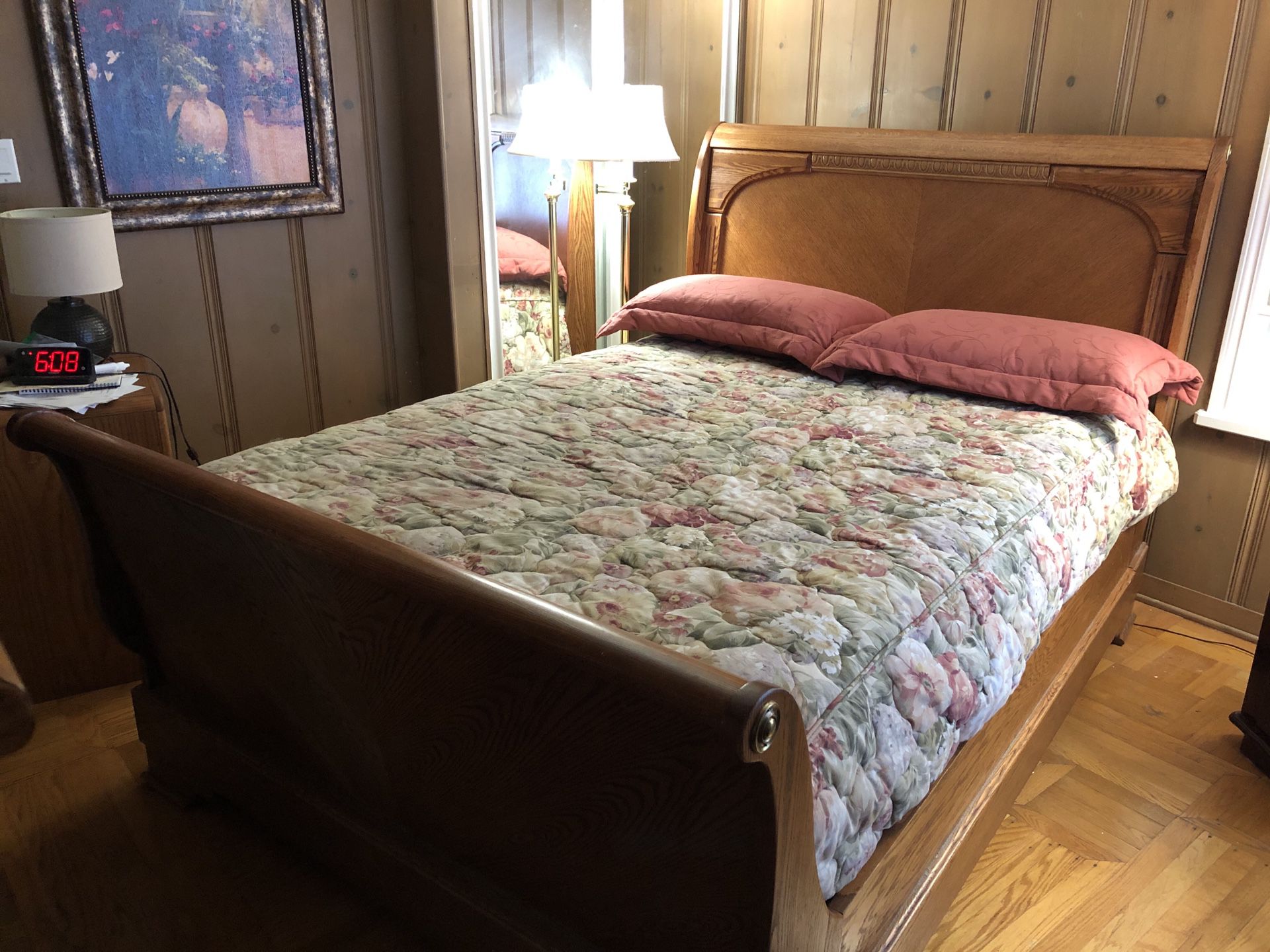 Solid Oak 3 Piece Bedroom Set