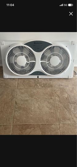 Comfort zone double window fan