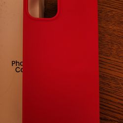 Iphone 14 Plus Red Silicone Soft Case 