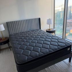 Select Bed Size: Twin Full Queen King | Beds Available Now With Mattress 