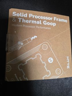 Hyte processor Frame and Thermal Goop