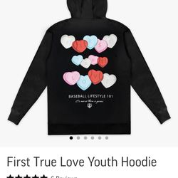 Baseball Lifestyle 101  valentines Hoodie 