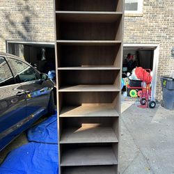 2 Oversized Bookcase/Shelving Unit 