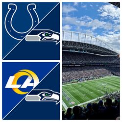 Seahawks Vs Colts & Rams. 3 Seats Together To Both Games 