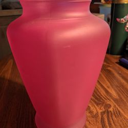 Pretty Pink Flower Vase