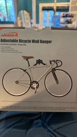 IBERA Adjustable Bicycle Wall Hanger