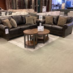 Nicorvo Sofa and Loveseat Set
