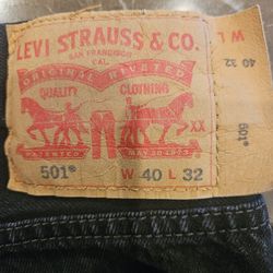 501 Levi Jeans  40x31