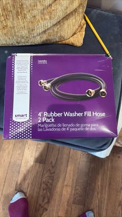 Smart choice 4’Rubber Washer Fill Hose 2 Pack New